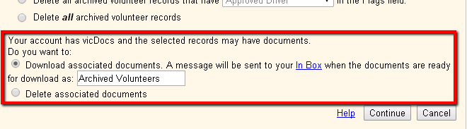 Save Or Delete Documents