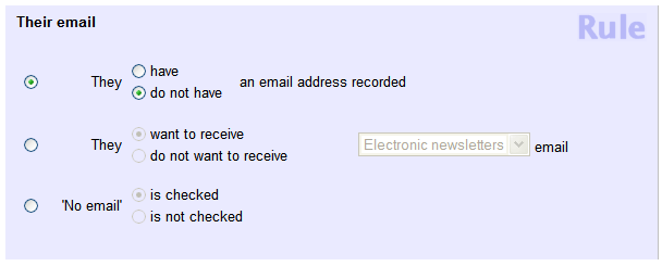 Image of Set Rule Configuration